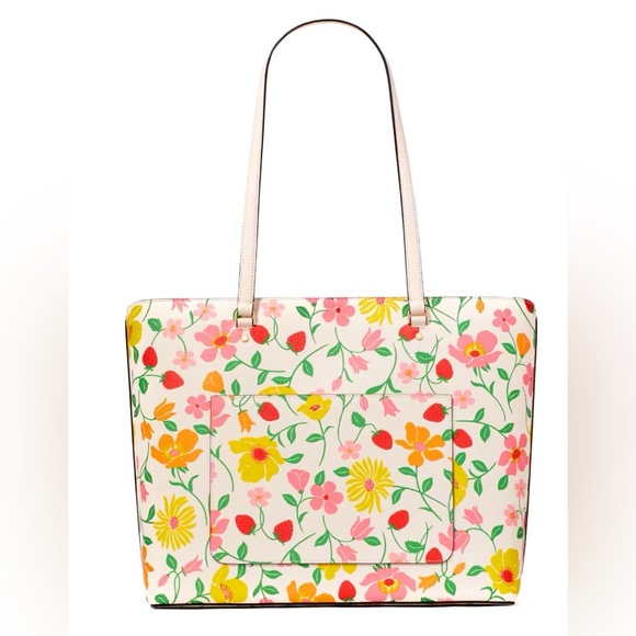 NWT Kate Spade Perfect Strawberry Garden Large Tote - Picture 8 of 8